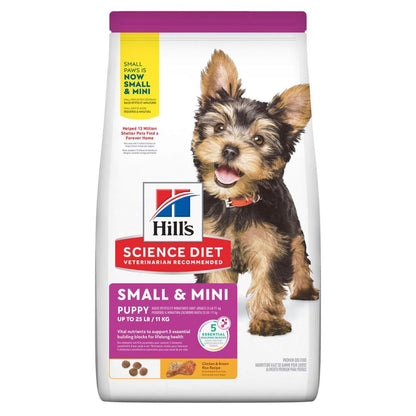 10% OFF: HILL'S SCIENCE DIET PUPPY SMALL PAWS CHICKEN MEAL, BARLEY & BROWN RICE RECIPE DRY DOG FOOD